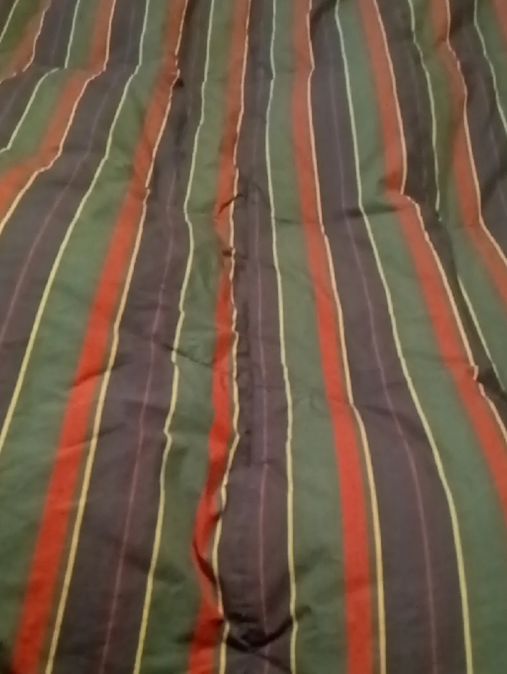 Vintage Polo Ralph Lauren Home Striped Down Reversible Queen Comforter /Duvet